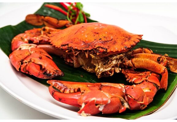 Thành Phẩm Cua Biển Nướng Bắt Mắt, Kích Thích Vị Giác Cực Mạnh