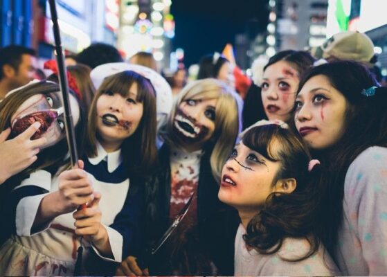 cach hoa trang haloween