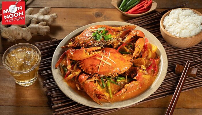 Thành Phẩm Cua Biển Xào Xốt Tương - Source: Món Ngon Mỗi Ngày