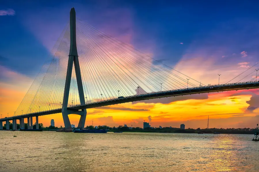 Nghỉ lễ quốc tế lao động 1/5 Gợi ý các điểm cắm trại gần Cần Thơ 1 Hoàng Hôn Tại Sông Hậu Cần Thơ