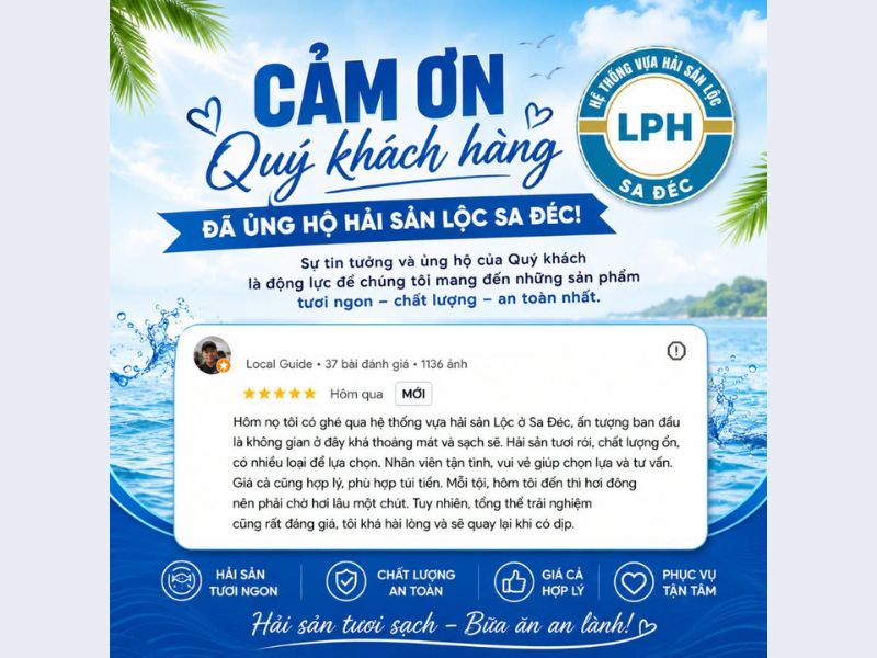 Ngày 25/07/2026 Chính Thức Khai Trương Hệ Thống Hải Sản Lộc Sa Đéc Diện Mạo Mới 1 he thong vua hai san loc sa dec dien mao moi 4