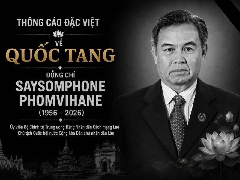 Việt Nam Để Quốc Tang Tưởng Nhớ Chủ Tịch Quốc Hội Lào Xaysomphone Phomvihane 3 Xaysomphone Phomvihane