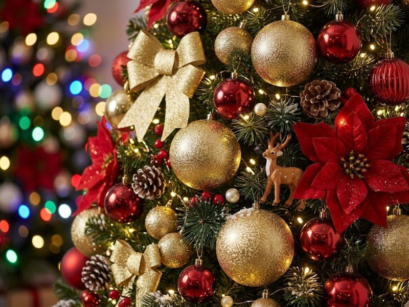7 Cách Trang Trí Cây Thông Noel Đẹp, Độc Đáo Chuẩn Decor 5 cách trang trí cây thông noel
