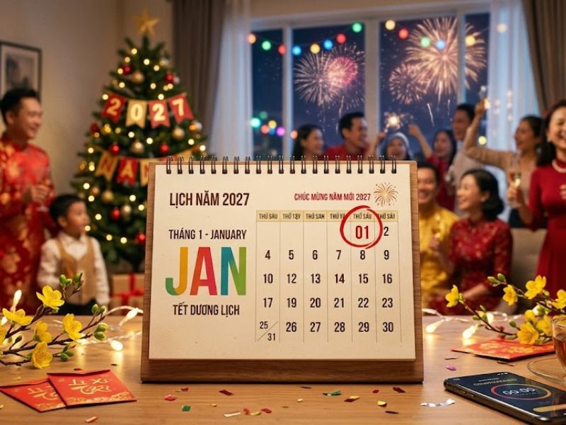 Lịch Nghỉ Tết Dương Lịch 2027 Chi Tiết Cho Mọi Đối Tượng 2 lịch nghỉ tết dương lịch 2027