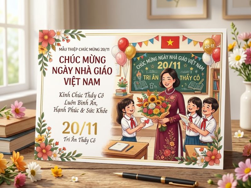 99+ Lời Chúc 20/11 Hay, Cảm Động Tri Ân Thầy Cô Giáo 3 lời chúc 20/11