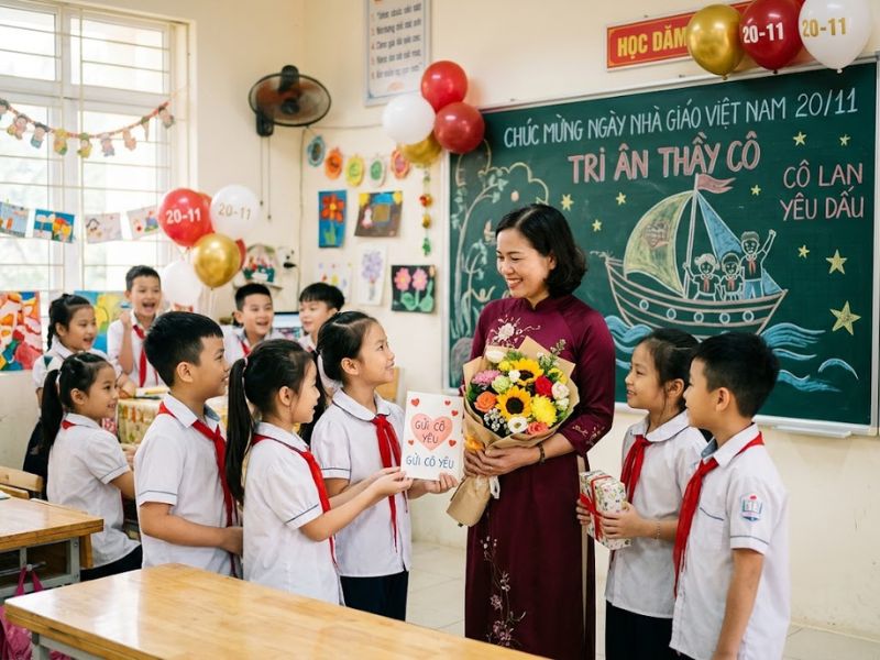 99+ Lời Chúc 20/11 Hay, Cảm Động Tri Ân Thầy Cô Giáo 2 lời chúc 20/11