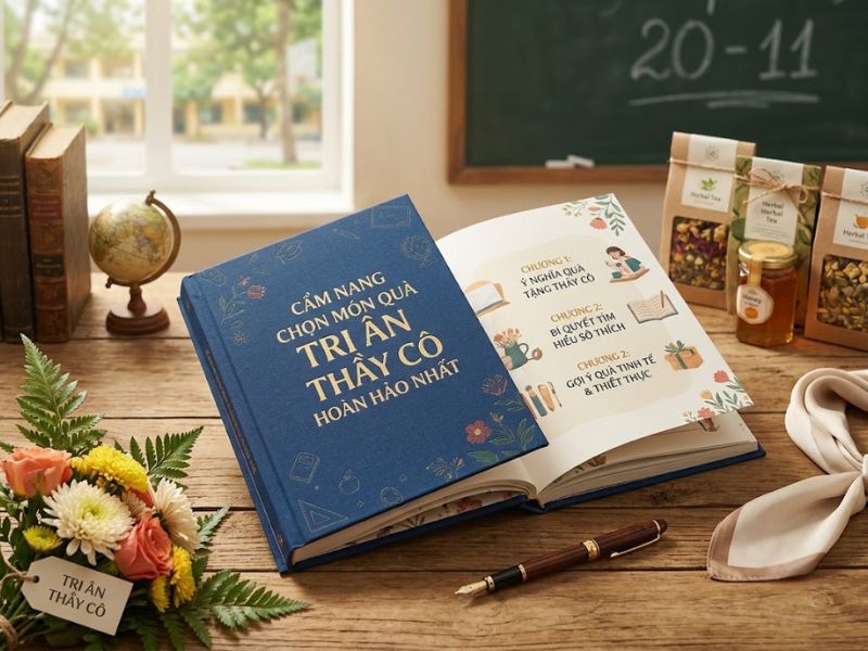 Top 15+ Món Quà 20/11 Ý Nghĩa, Tinh Tế Tri Ân Thầy Cô 2 Quà 20/11