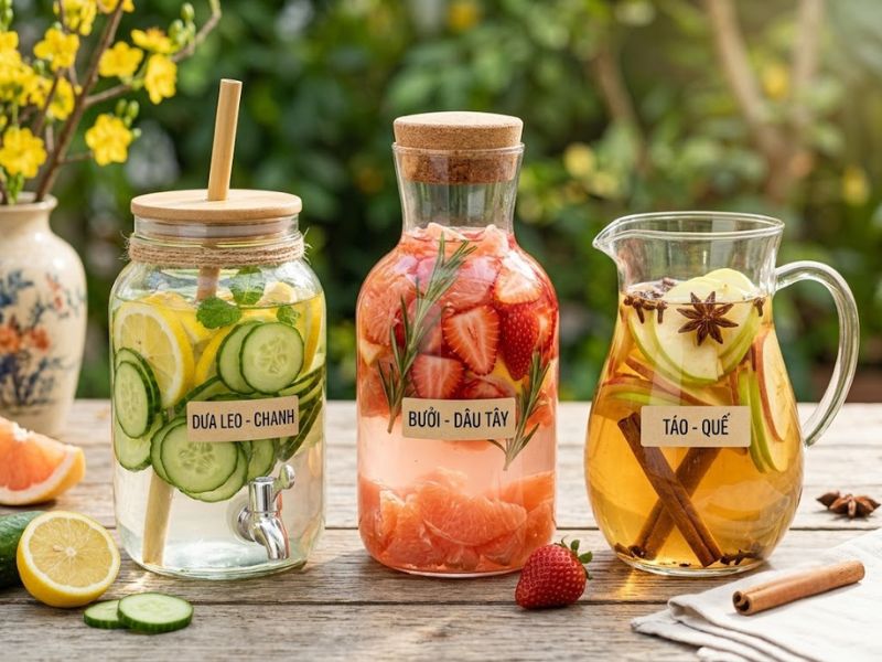 7 Ngày Áp Dụng Thực Đơn Detox Giảm Cân Đón Tết An Toàn 5 thực đơn detox giảm cân đón tết